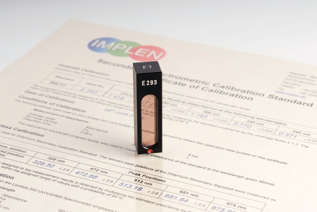 Implen Certified Holmium Glass and Neutr